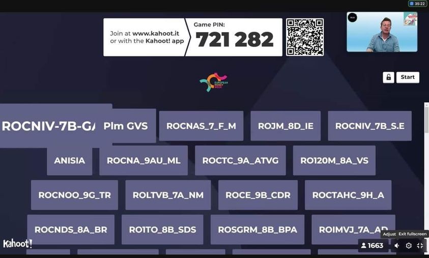 European Money Quiz – Finala Romania, difuzat live pe platformele ZOOM/Kahoot!